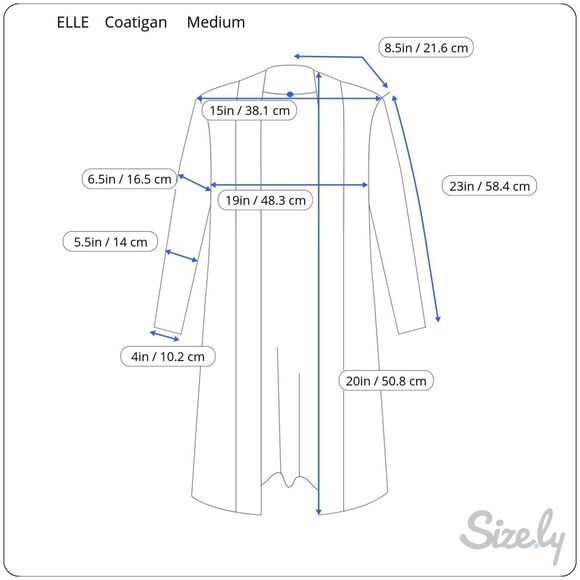 ELLE Women's Short Cardigan Medium - Picture 2 of 5